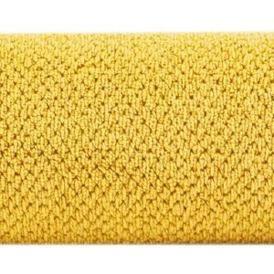 Ręcznik 70x140 Mabel musztardowy z kontrastującym obszyciem krawędzi frotte 500 g/m2 Eurofirany