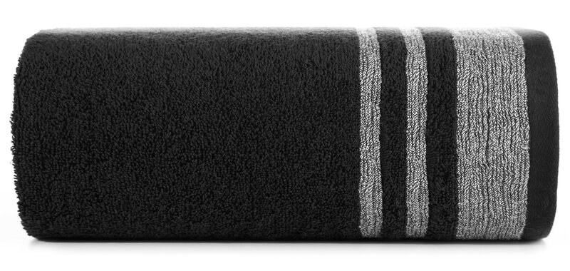Ręcznik 70x140 Mery 10 czarny 500g/m2 Eurofirany