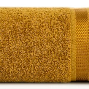 Ręcznik Abbie 30x50 żółty ciemny 500 g/m2 frotte bawełniany Eurofirany
