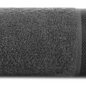 Ręcznik Abbie 5 70x140 stalowy 500g/m2 frotte Eurofirany