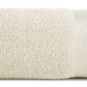 Ręcznik Abbie 70x140 kremowy 500 g/m2 frotte bawełniany Eurofirany