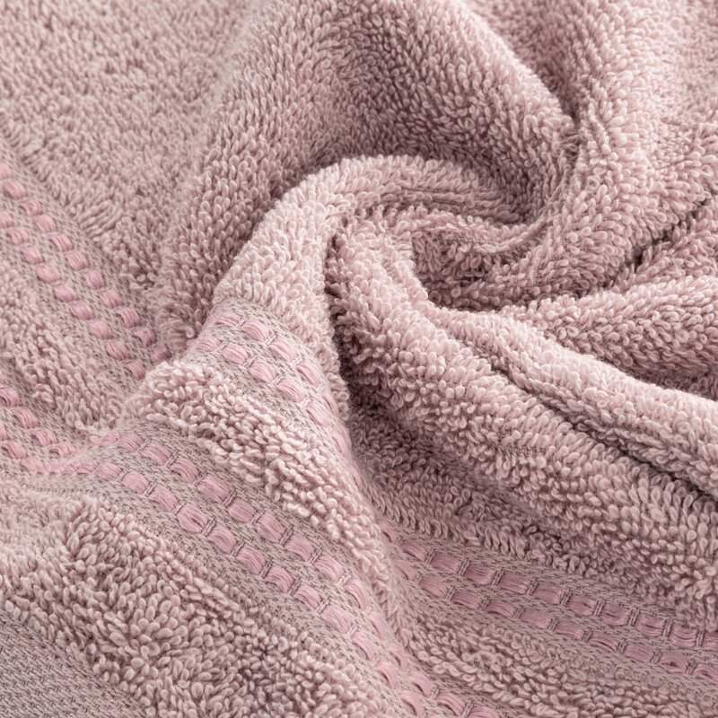 Ręcznik Ally 50x90 różowy pudrowy frotte 500 g/m2 Eurofirany - obrazek 3