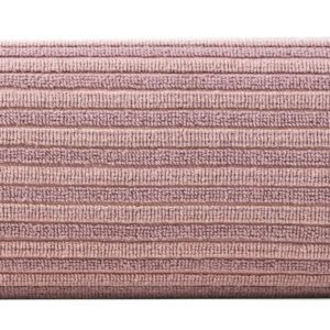 Ręcznik Avinion 1 50x90 pudrowy frotte z ozdobną bordiurą w pasy 500 g/m2 Terra Collection Eurofirany