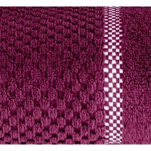 Ręcznik Caleb 50x90 amarantowy 540g/m2 Eurofirany