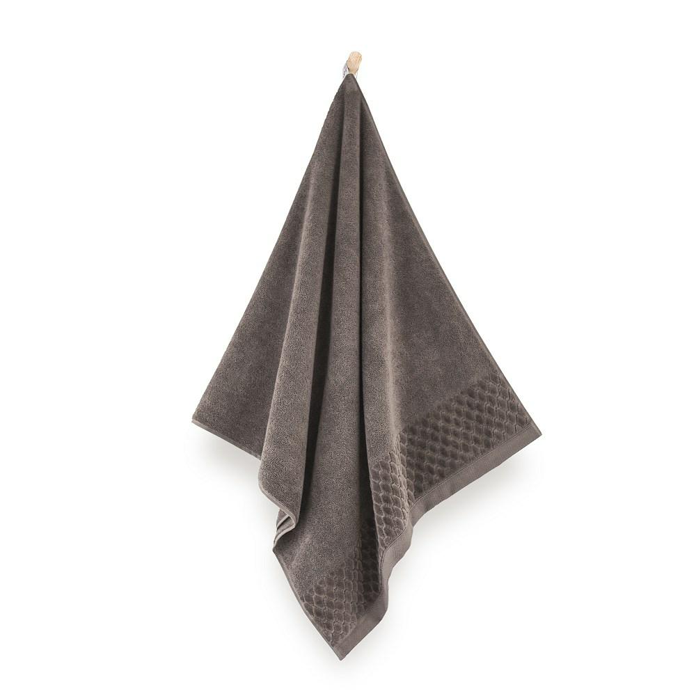 Ręcznik Carlo AG 70x140 brązowy taupe 500g/m2 - obrazek 3