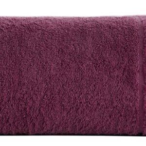 Ręcznik Damla 30x50 amarantowy frotte 500 g/m2 Eurofirany