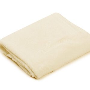 Ręcznik do sauny 80x150 Sauna kremowy 02 haftowany napis 100% bawełna