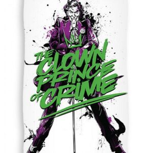 Ręcznik dziecięcy 70x140 Batman Clown biały kolorowy plażowy bawełniany C24