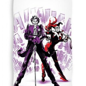 Ręcznik dziecięcy 70x140 Batman Clown Hi Puddn biały kolorowy plażowy bawełniany C24