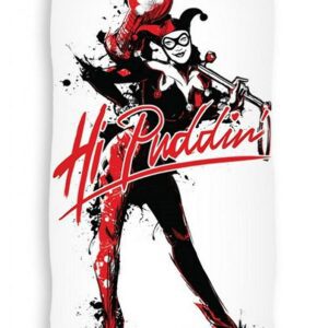 Ręcznik dziecięcy 70x140 Batman Hi Puddin biały czarny czerwony plażowy bawełniany C24