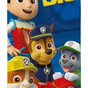 Ręcznik dziecięcy 70x140 Psi Patrol granatowy wielokolorowy bawełniany PP 24 BT
