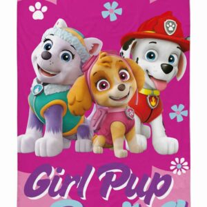 Ręcznik dziecięcy 70x140 Psi Patrol różowy biały wielokolorowy bawełniany PP 25 BT