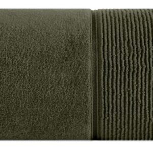 Ręcznik Emma 10 70x140 zielony ciemny 500g/m2 frotte Eurofirany