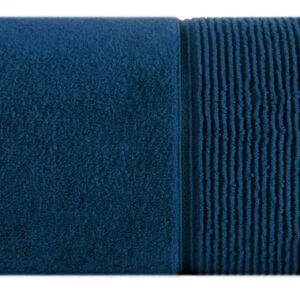 Ręcznik Emma 11 70x140 granatowy 500g/m2 frotte Eurofirany