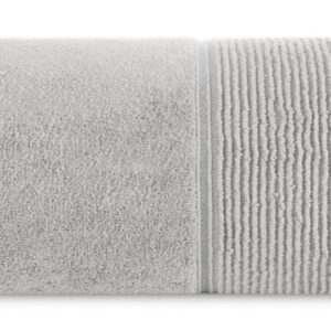 Ręcznik Emma 4 30x50 srebrny 500g/m2 frotte Eurofirany