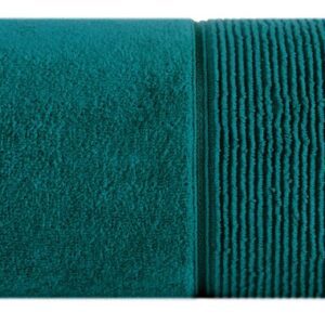 Ręcznik Emma 9 70x140 turkusowy ciemny 500g/m2 frotte Eurofirany