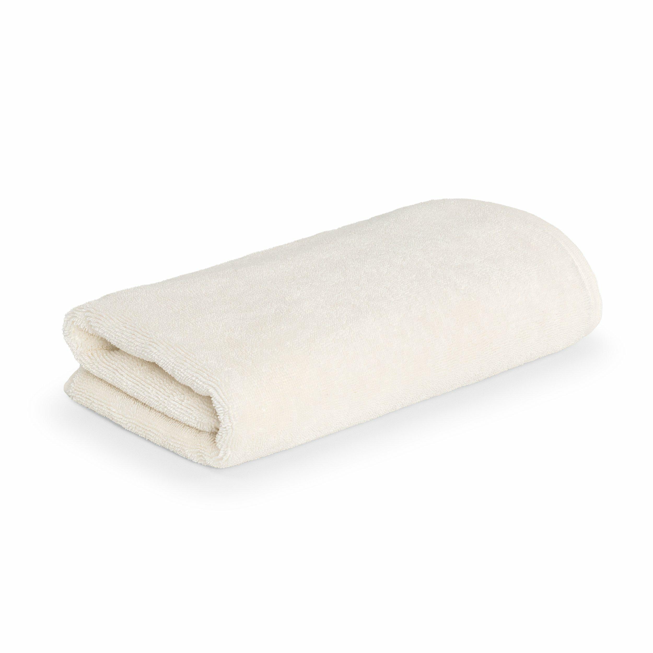 Ręcznik Epitome 80x150 kremowy z bawełny egipskiej 700 g/m2 Giza 95 Nefretete