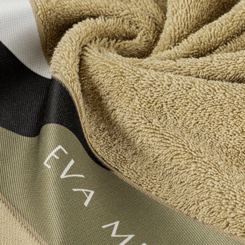 Ręcznik Eva 1 70x140 beżowy frotte 485 g/m2 frotte Eva Minge Eurofirany - obrazek 3
