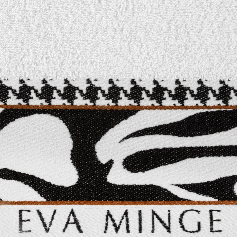 Ręcznik Eva 6 50x90 biały frotte 485 g/m2 frotte Eva Minge Eurofirany - obrazek 3