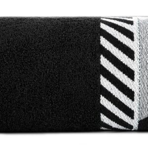 Ręcznik Eva 7 50x90 czarny frotte 485 g/m2 frotte Eva Minge Eurofirany