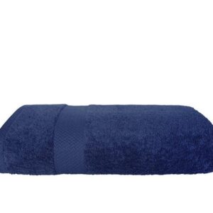 Ręcznik Fashion 70x140 granatowy 550g/m2 z bordiurą frotte bawełniany jednobarwny