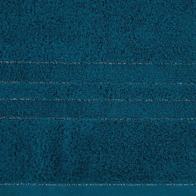 Ręcznik Gala 50x90 turkusowy zdobiony błyszczącą nicią 500 g/m2 Eurofirany - obrazek 2