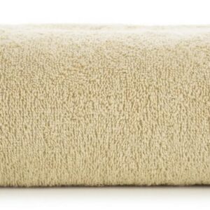 Ręcznik Gładki 1 50x90 beżowy 400g/m2 frotte Eurofirany