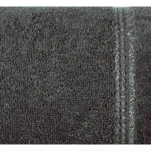 Ręcznik Glory 50x90 grafitowy 500 g/m2 frotte Eurofirany