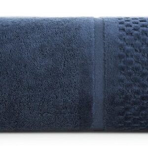 Ręcznik Ibiza 30x50 granatowy 550g/m2 frotte Eurofirany