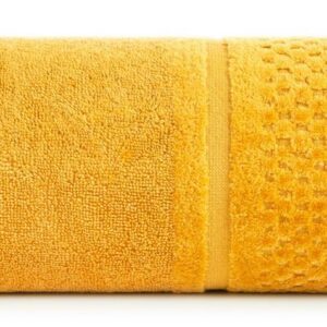 Ręcznik Ibiza 30x50 musztardowy 550g/m2 frotte Eurofirany