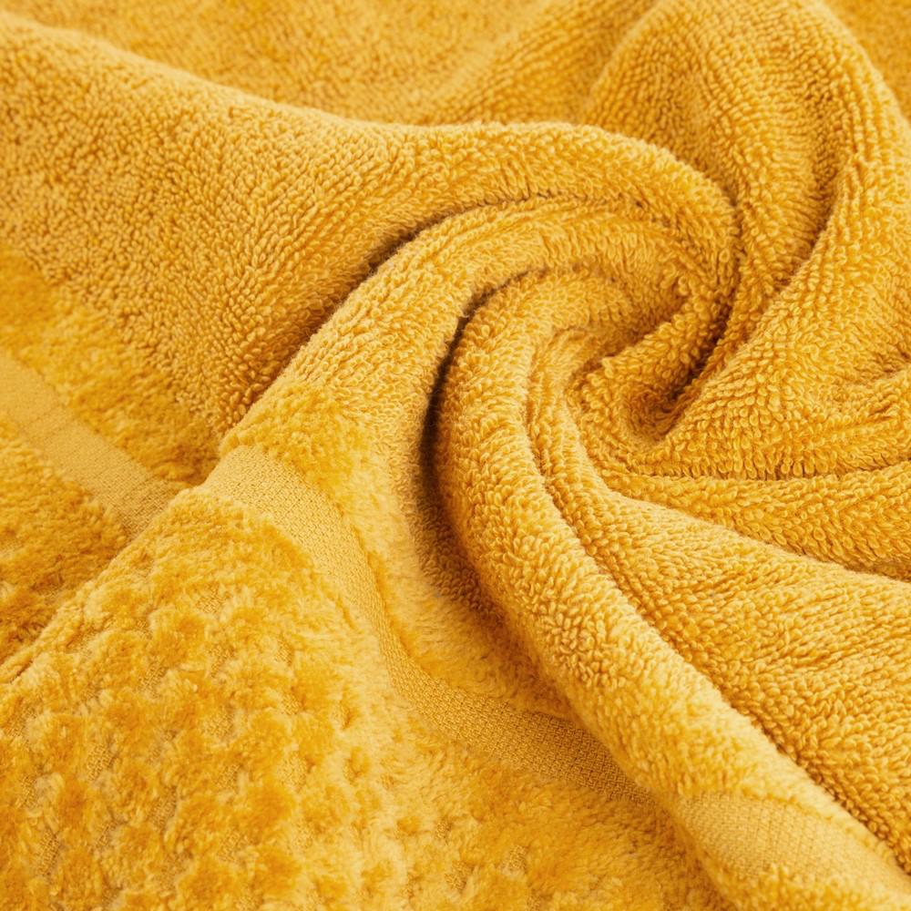 Ręcznik Ibiza 30x50 musztardowy 550g/m2 frotte Eurofirany - obrazek 4