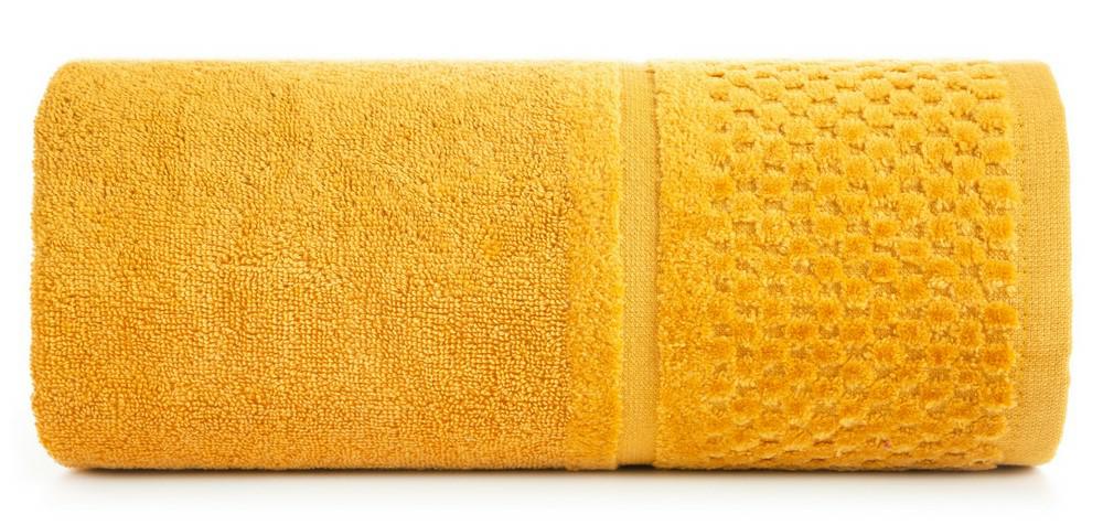Ręcznik Ibiza 30x50 musztardowy 550g/m2 frotte Eurofirany