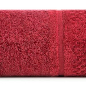 Ręcznik Ibiza 50x90 czerwony 550g/m2 frotte Eurofirany