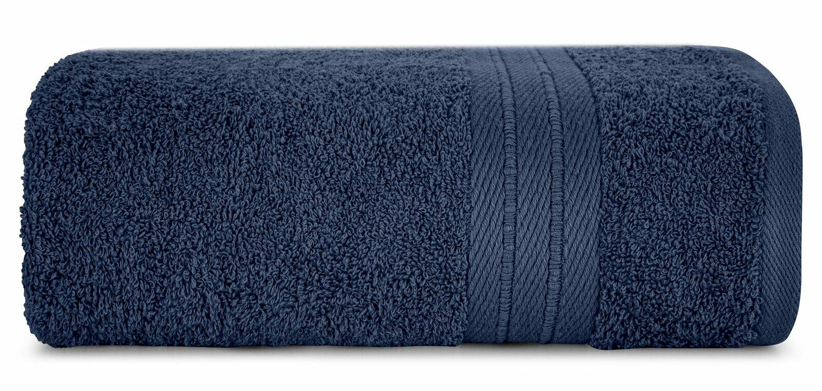 Ręcznik Kaya 50x90 granatowy frotte 500g/m2 Eurofirany
