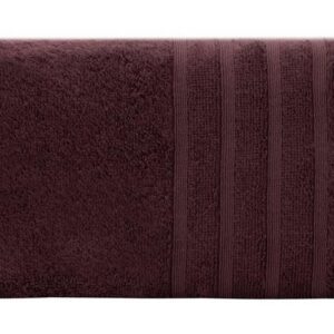 Ręcznik Lavin 50x90 bordowy frotte 500g/m2 Eurofirany