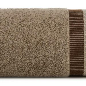 Ręcznik Marit 50x90 beżowy ciemny frotte 485 g/m2 Eurofirany