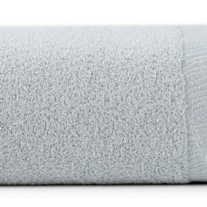 Ręcznik Metalic 50x90 srebrny 485g/m2 frotte Eurofirany