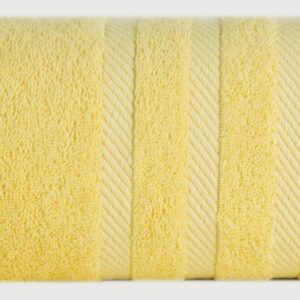 Ręcznik Milo 100x150 żółty 500 g/m2 frotte bawełniany Eurofirany