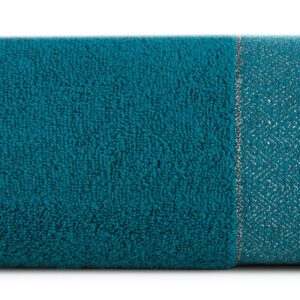 Ręcznik Nessy 30x50 turkusowy ciemny 500 g/m2 frotte bawełniany Eurofirany