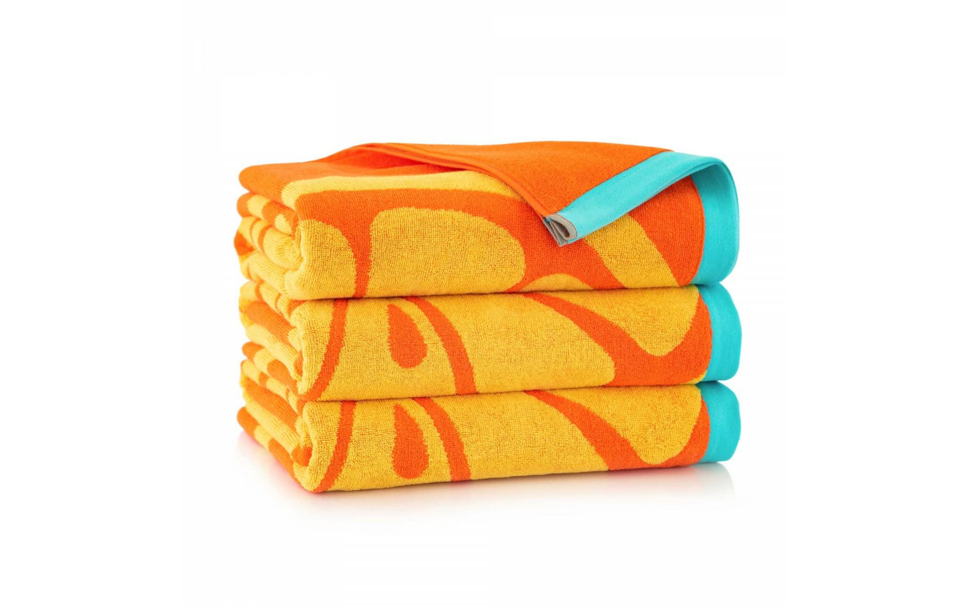 Ręcznik plażowy 100x160 Orange pomarańcza Zwoltex 23 - obrazek 2