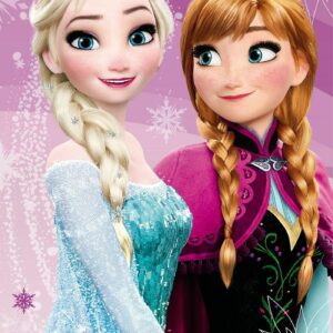 Ręcznik plażowy 70x140 Frozen Kraina Lodu Anna i Elsa dziecięcy Kids25