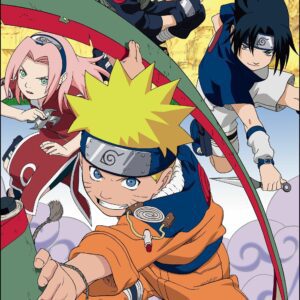 Ręcznik plażowy 70x140 Naruto kolorowy dziecięcy Kids25