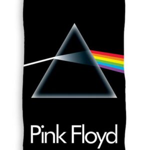Ręcznik plażowy 70x140 Pink Floyd czarny bawełniany Summer