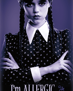 Ręcznik plażowy 70x140 Wednesday 1 fioletowy modzieżowy Kids25