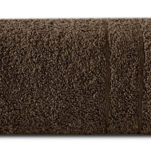 Ręcznik Reni 50x90 brązowy frotte 500g/m2 Eurofirany