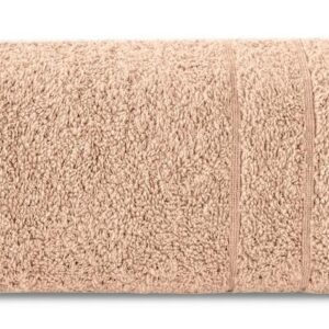 Ręcznik Reni 50x90 pudrowy różowy frotte 500g/m2 Eurofirany