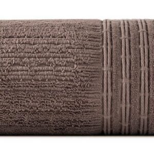 Ręcznik Romeo 70x140 bordowy frotte 500g/m2 Eurofirany