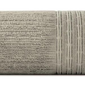 Ręcznik Romeo 70x140 brązowy jasny frotte 500g/m2 Eurofirany
