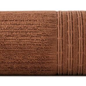 Ręcznik Romeo 70x140 ceglasty frotte 500g/m2 Eurofirany