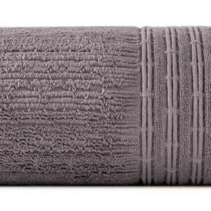 Ręcznik Romeo 70x140 fioletowy frotte 500g/m2 Eurofirany